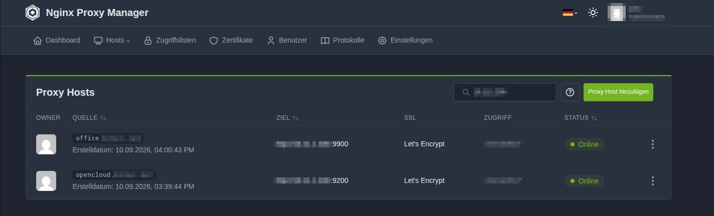 Nginx Proxy Manager